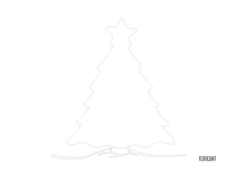 creating a stunning drawing of a xmas tree with pen and paper 1