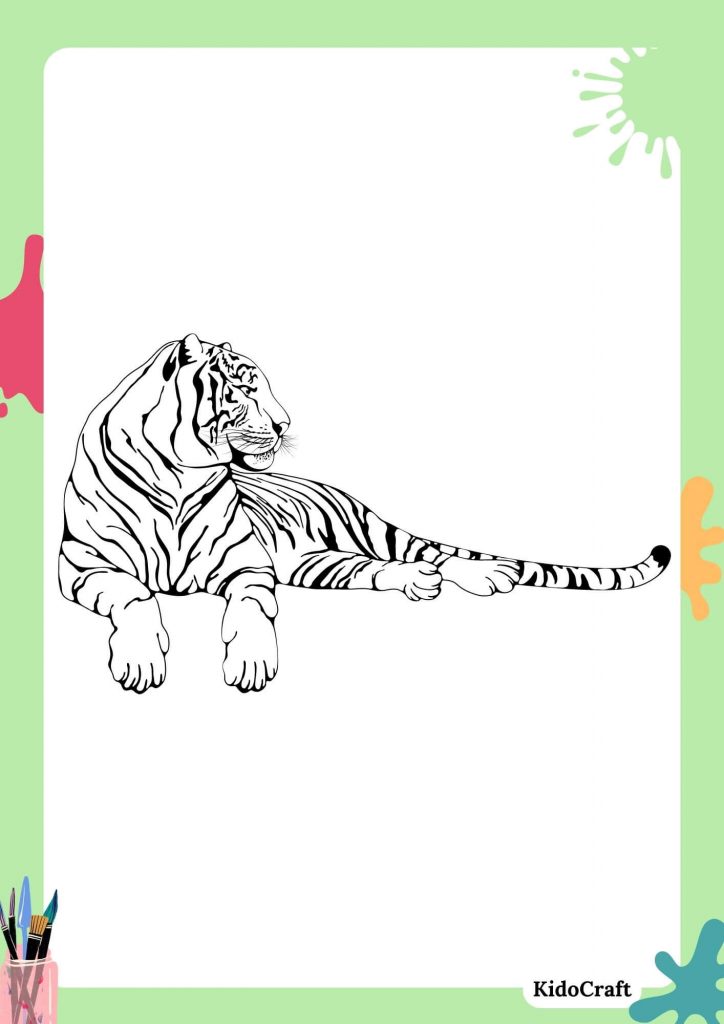 Printable Tiger Coloring Pages For Kids