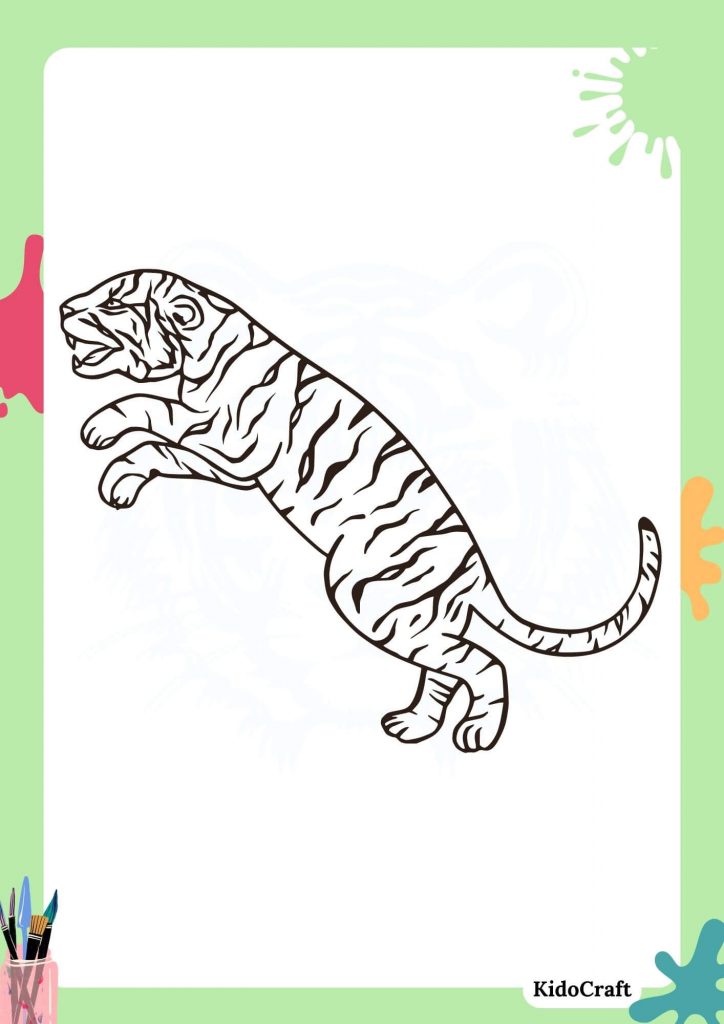 Printable Tiger Coloring Pages For Kids