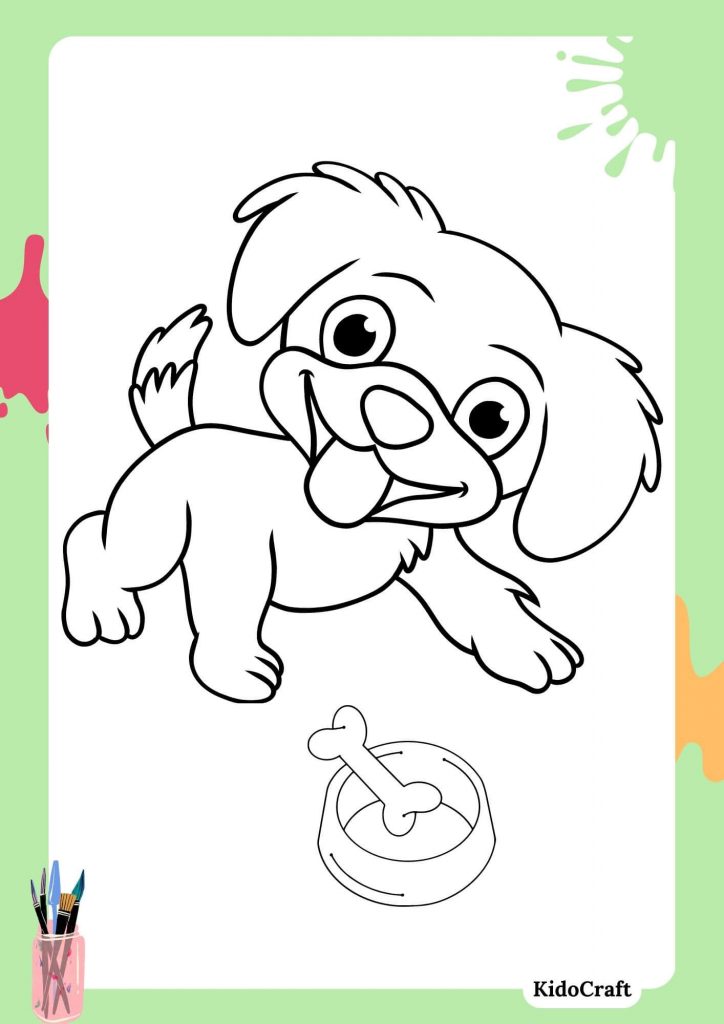 puppy coloring pages for kids free printable 28