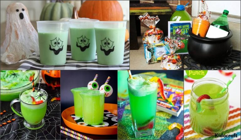 Slime Drink Recipes For Halloween Party
