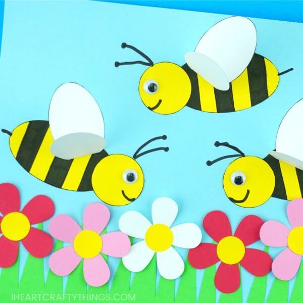 Origami Bee Craft For Kids