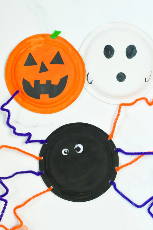 Easy Halloween Craft With Paper Plate