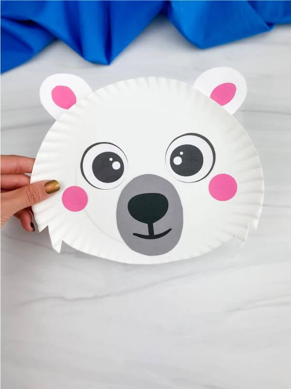 Paper Plate Bear Craft For Kids - Kido Craft