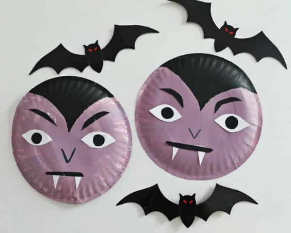 Halloween Monster Craft With Paper Plate 