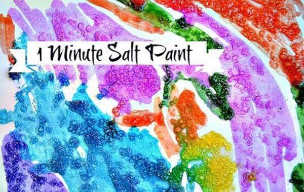Salt Paint Sensory