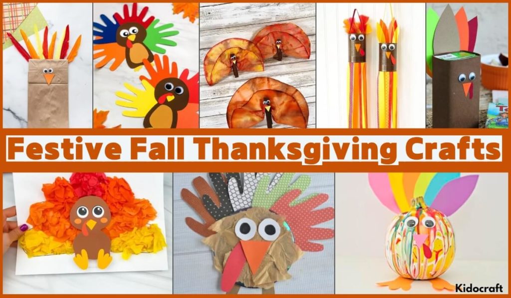 Festive Fall Thanksgiving Crafts