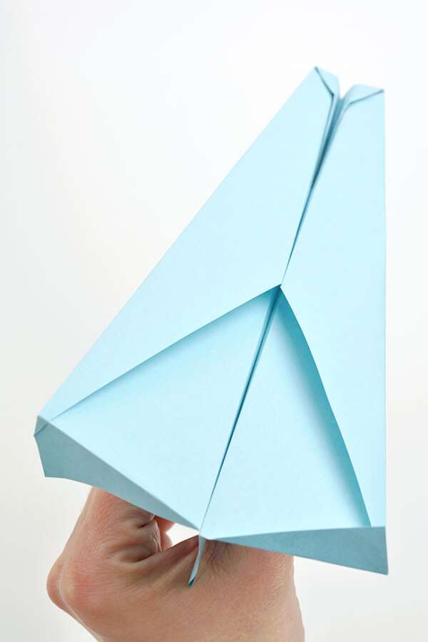 Fold a Paper Airplane Paper Craft for kids idea