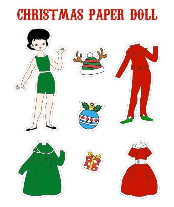 Paper Dolls Printable Craft Kido Craft