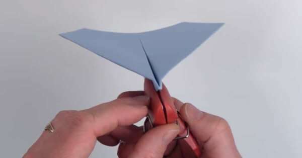Paper Airplane Steps Printable kids