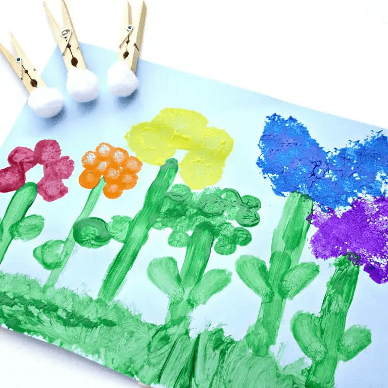 easy flower painting ideas for beginner