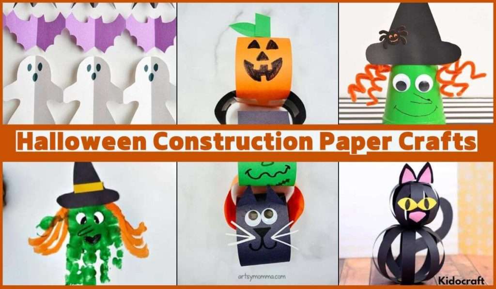 Halloween Construction Paper Crafts