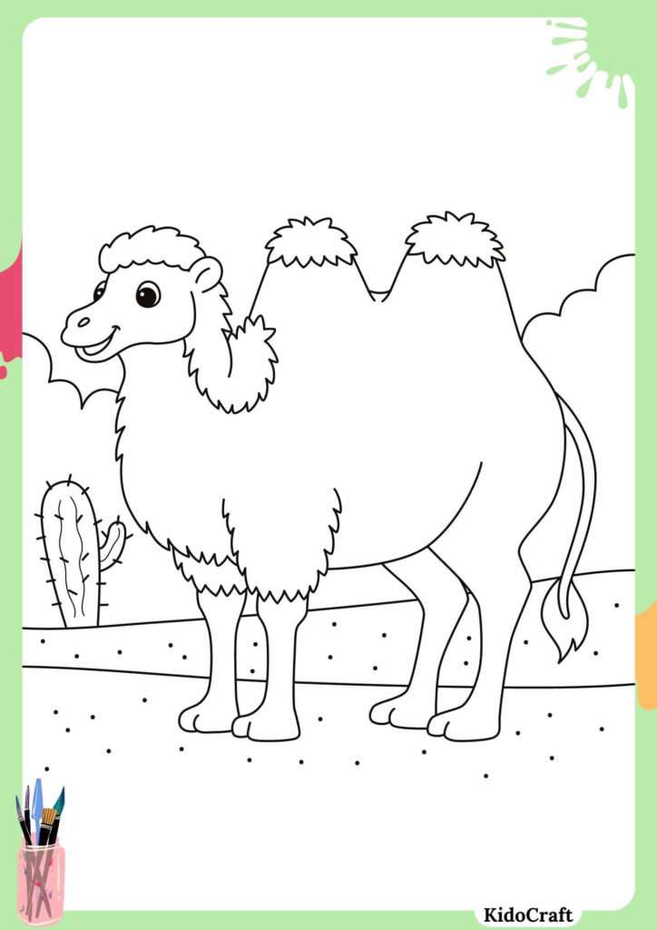 Let's Color with the Camels! Fun Camel Coloring Pages for Kids