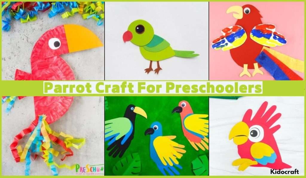 Parrot Craft For Preschoolers