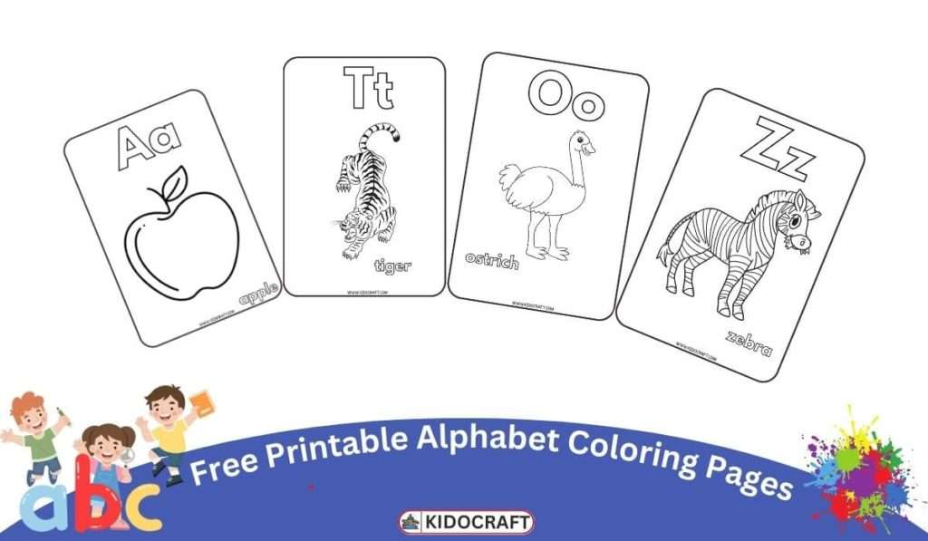 Free Printable Alphabet Coloring Pages for Adults & Kids