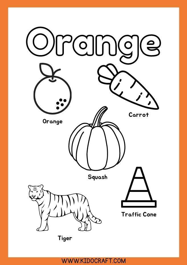 Free Printable Learning Colors Worksheets for Kindergarten