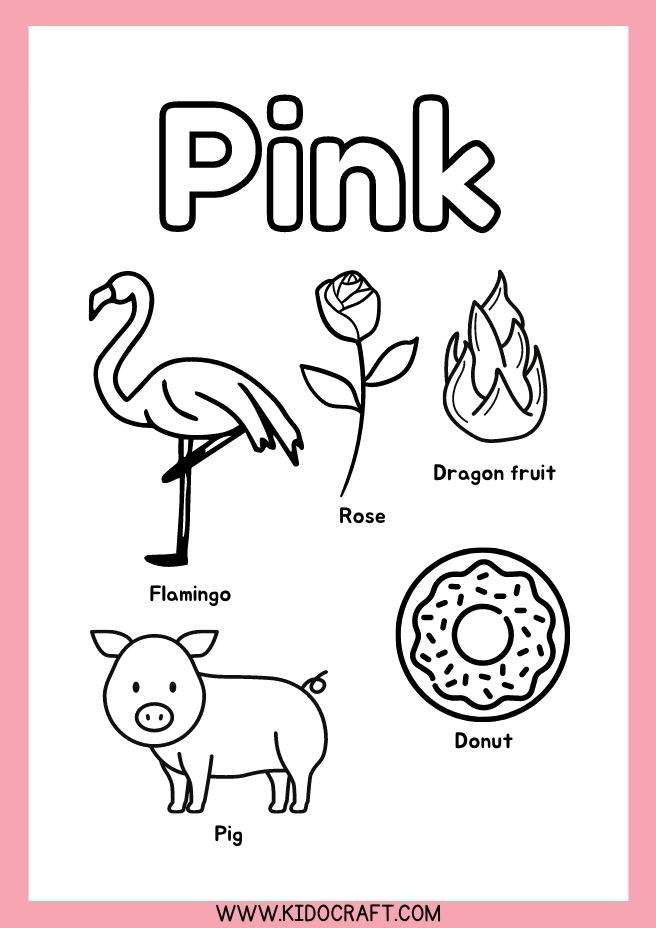 Free Printable Learning Colors Worksheets for Kindergarten