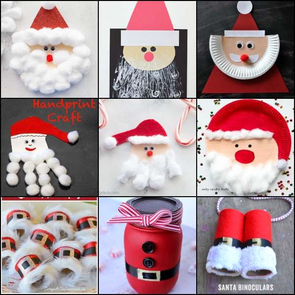  Christmas Santa Craft Ideas for Kids