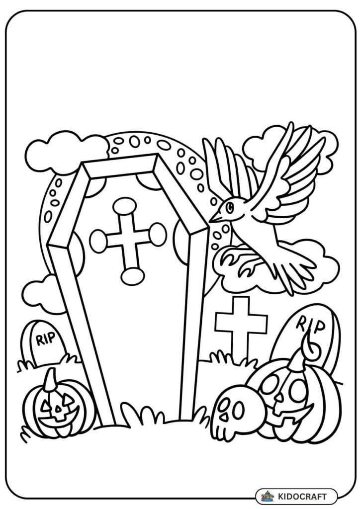 top 20 coloring halloween sheet for kids 8