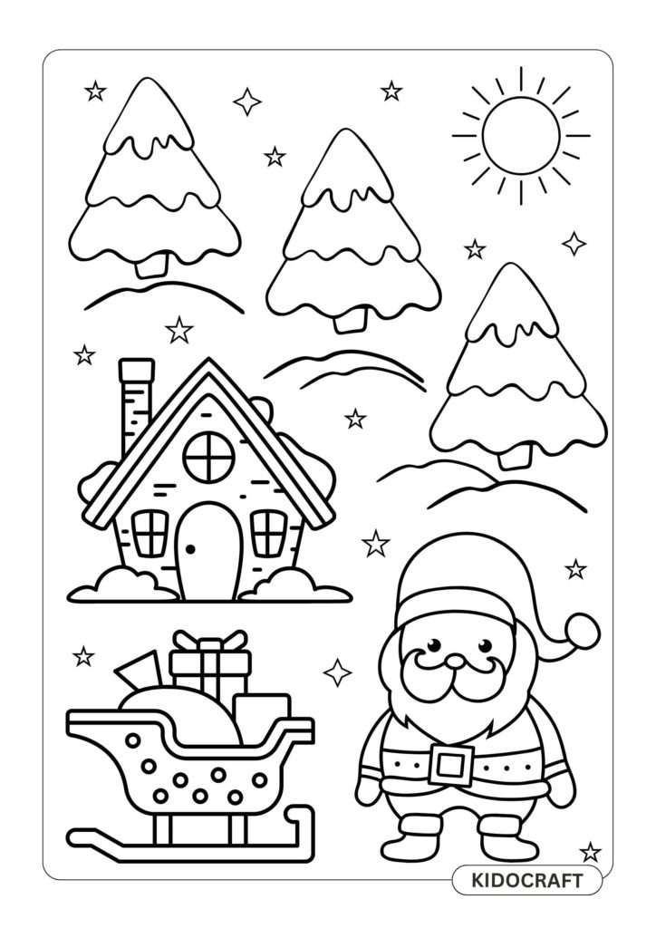 free printable christmas coloring pages 2023 29