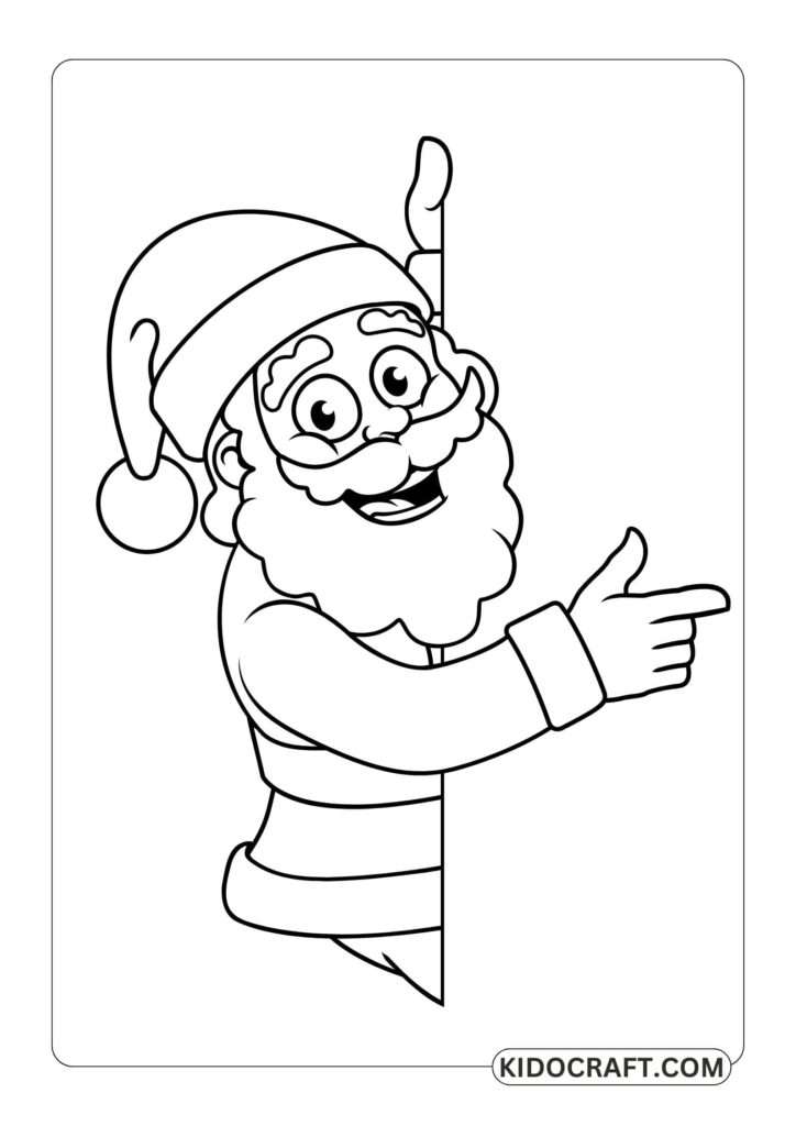 santa claus coloring pages for kids free printable 2023 21