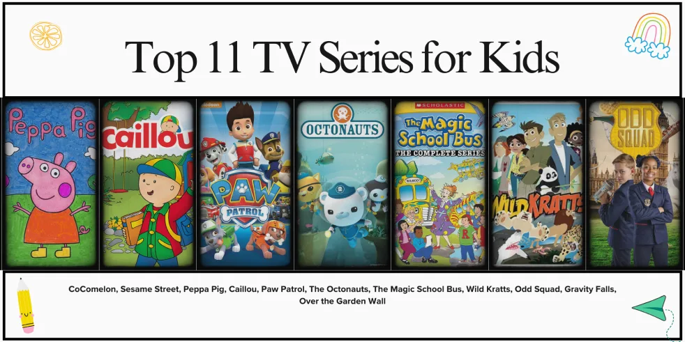 Top 11 recommended TV shows for kids to improve English